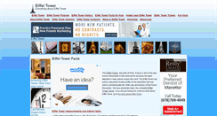 Desktop Screenshot of eiffeltowerfacts.org